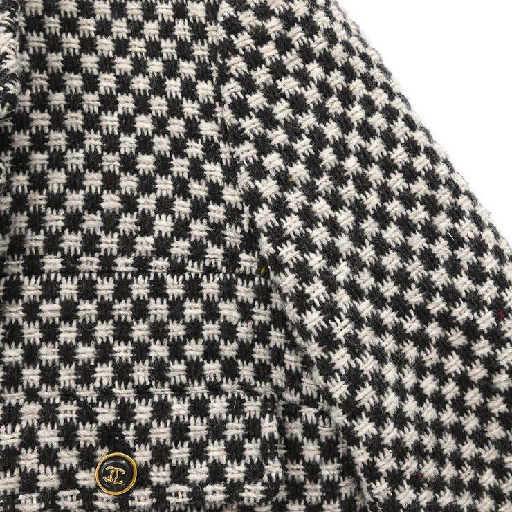 Chanel Single Breasted Jacket Brown 95A #40 116061