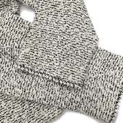 Chanel Single Breasted Collarless Jacket Gray 96A #42 116062