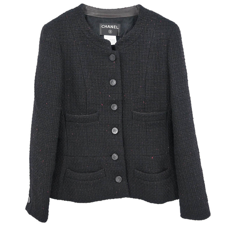 Chanel Jacket Black 01A #38 116063