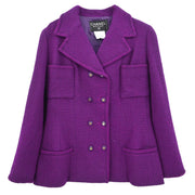 Chanel Jacket Purple 95A #40 116064