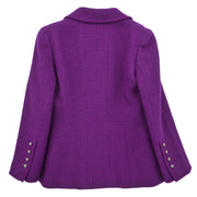 Chanel Jacket Purple 95A #40 116064