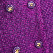Chanel Jacket Purple 95A #40 116064
