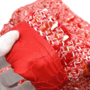 Chanel Setup Suit Jacket Skirt Red 01A #34 116065