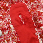 Chanel Setup Suit Jacket Skirt Red 01A #34 116065