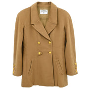 Chanel Double Breasted Jacket Beige 116068
