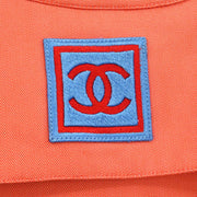 Chanel Sport Line Zip Up Jacket Orange 02S #40 116072