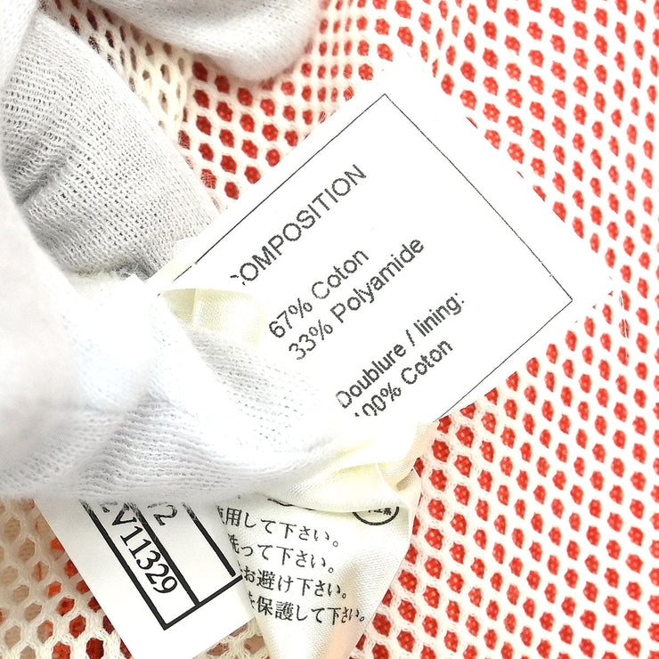 Chanel Sport Line Zip Up Jacket Orange 02S #40 116072