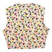 Chanel Sleeveless Cropped Tank Top White #38 116075