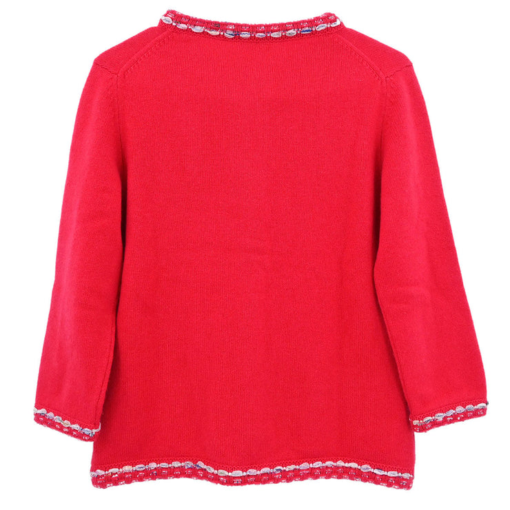 Chanel Cardigan Red 116076