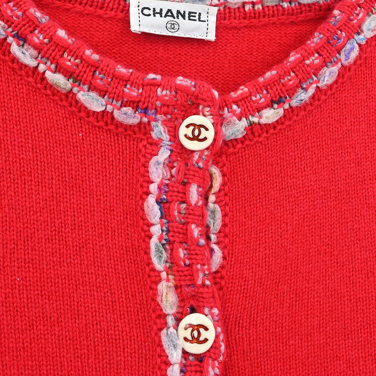 Chanel Cardigan Red 116076