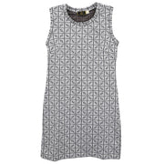 Fendi Sleeveless Dress Zucchino White #40 116077