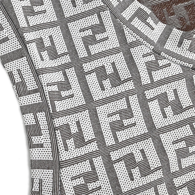 Fendi Sleeveless Dress Zucchino White #40 116077