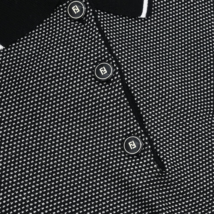 Fendi Short Sleeve Polo Shirt Top Black #38 116083