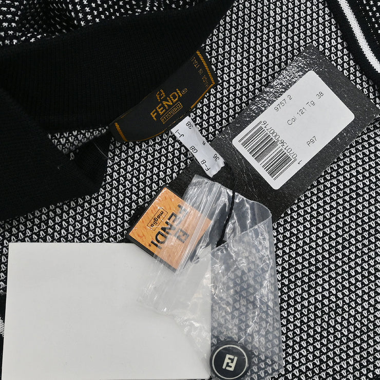 Fendi Short Sleeve Polo Shirt Top Black #38 116083