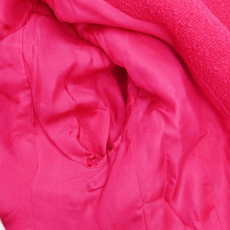 Chanel Setup Suit Jacket Skirt Pink Black 22/28815 #36 116087
