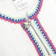 Chanel Sleeveless Top White 07P #42 116093