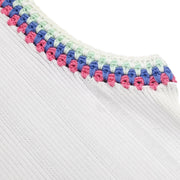 Chanel Sleeveless Top White 07P #42 116093