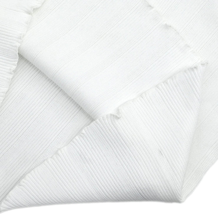 Chanel Sleeveless Top White 07P #42 116093