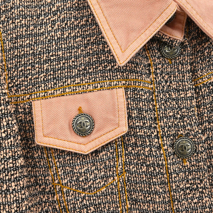 Chanel Single Breasted Jacket Pink P58316V35584 #34 116094