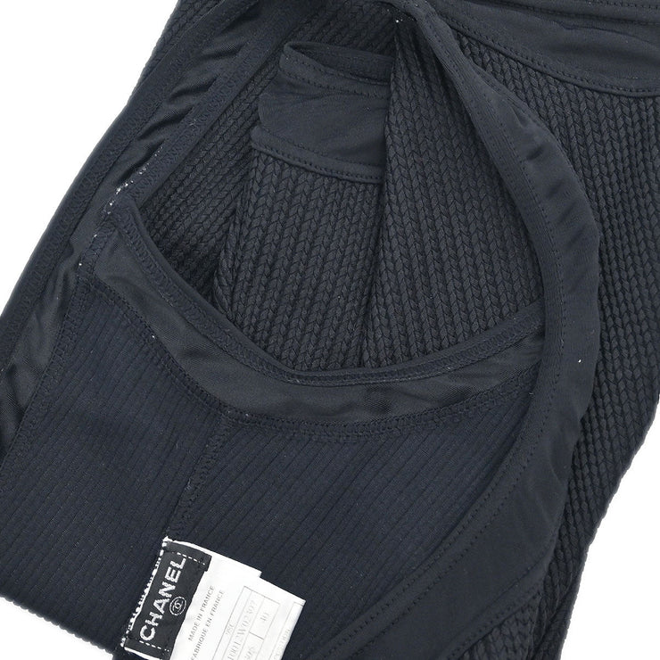 Chanel Swimwear Swimsuit Black 98C #40 116098