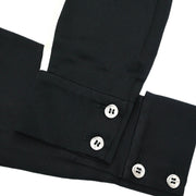 Chanel Blouse Shirt Black 98P #44 116100