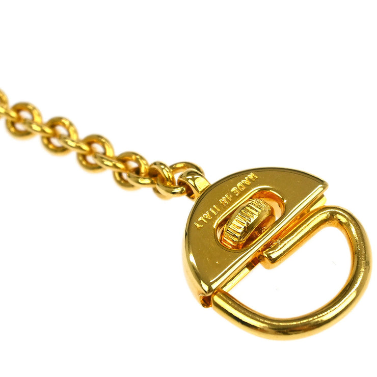 Salvatore Ferragamo Black Bag Charm Case Key Ring 22 5641 Small Good 116101
