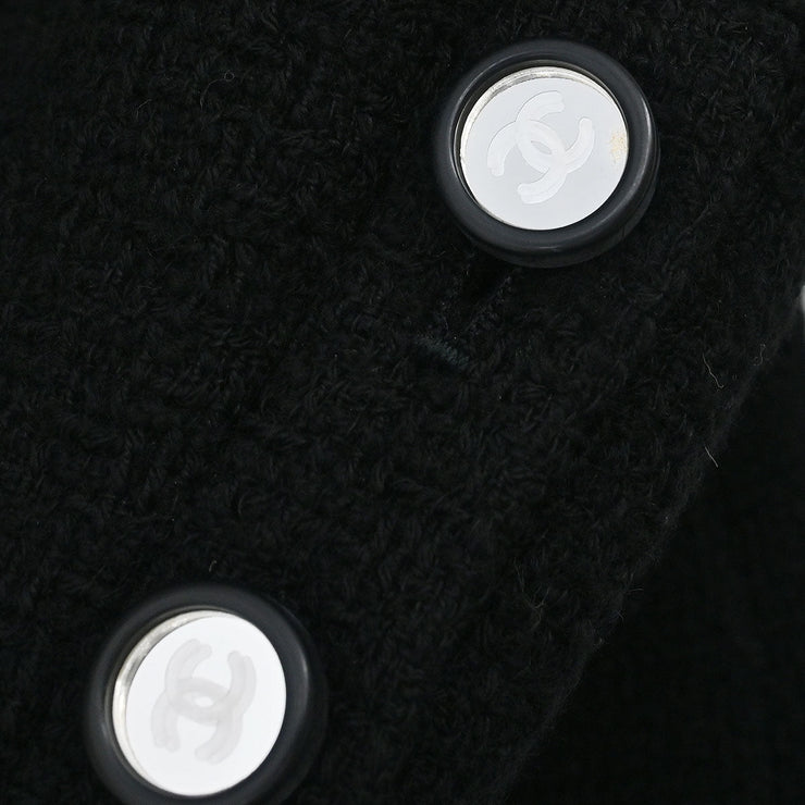 Chanel Setup Suit Jacket Skirt Black 95C #40 116102