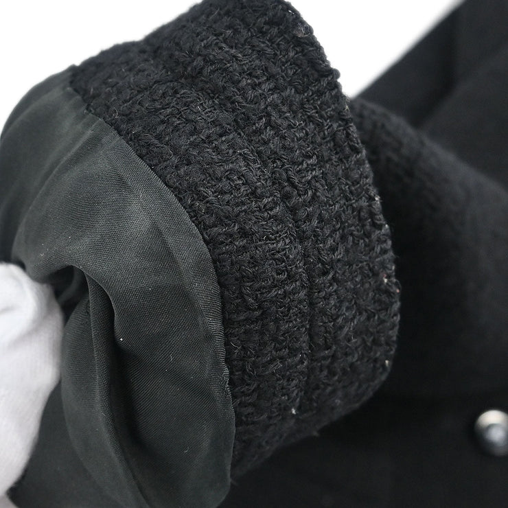 Chanel Setup Suit Jacket Skirt Black 95C #40 116102