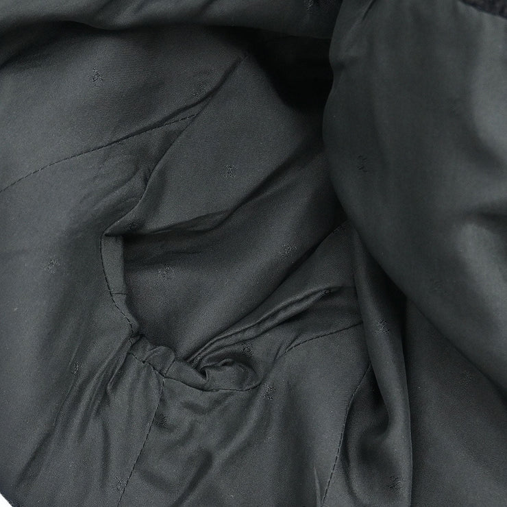 Chanel Setup Suit Jacket Skirt Black 95C #40 116102