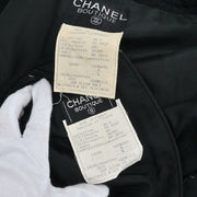 Chanel Setup Suit Jacket Skirt Black 95C #40 116102