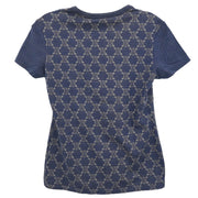 Celine Macadam T-shirt Navy 2 9362/7799 #M 116107