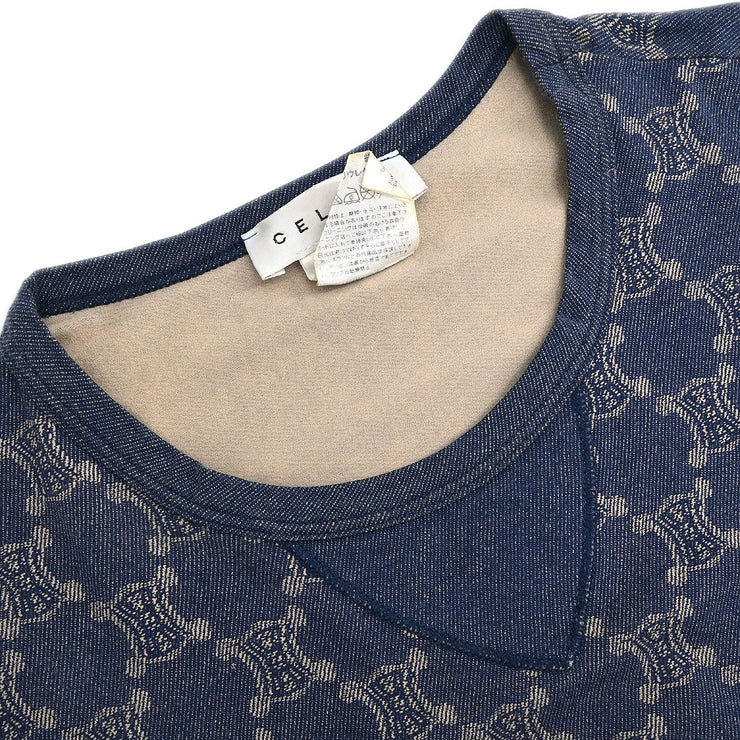 Celine Macadam T-shirt Navy 2 9362/7799 #M 116107