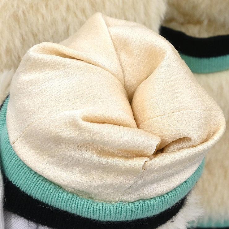 Chanel Long Sleeve Artificial Fur Jacket White 116110