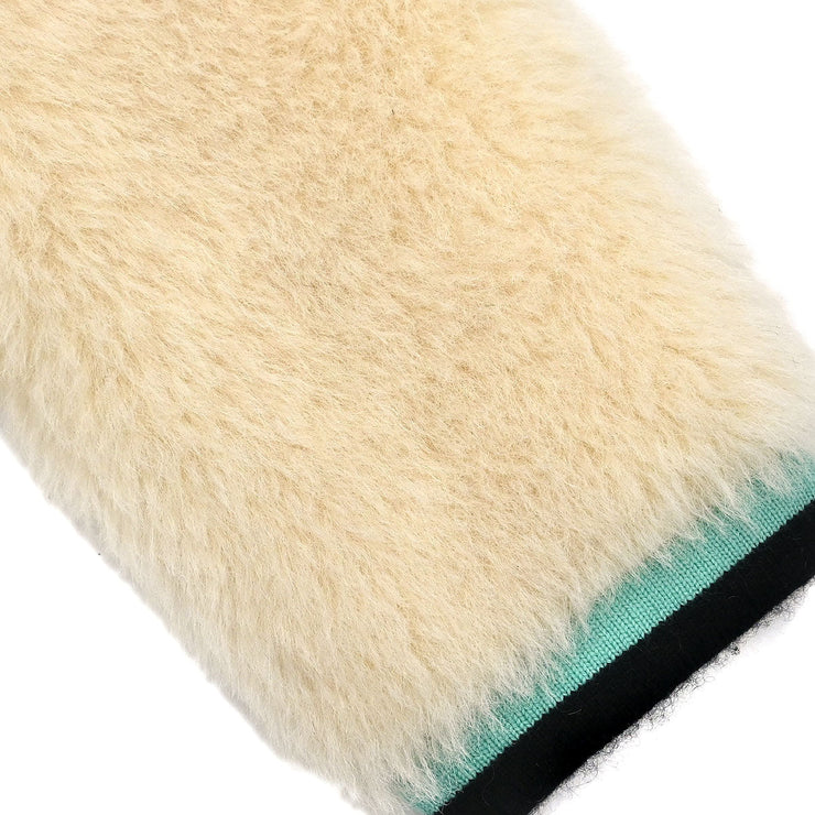 Chanel Long Sleeve Artificial Fur Jacket White 116110