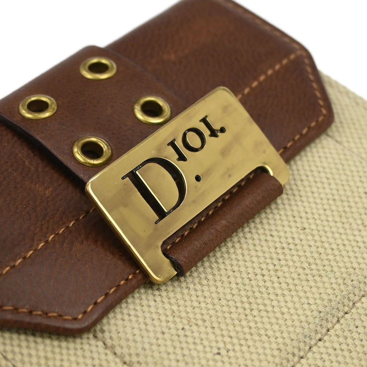 Christian Dior Beige Canvas Street Chic Wallet BM.0092 116113