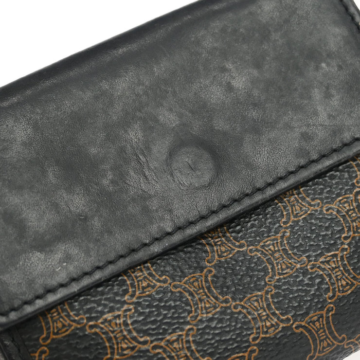 Celine Black PVC Macadam Wallet M/96 116114
