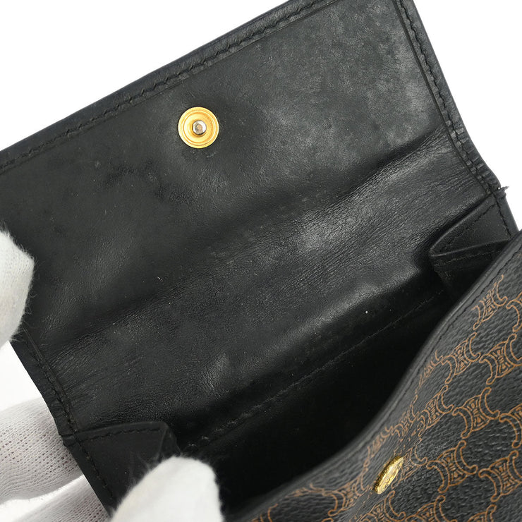 Celine Black PVC Macadam Wallet M/96 116114