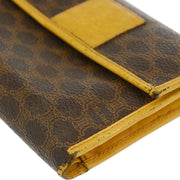 Celine Brown PVC Macadam Wallet 116118