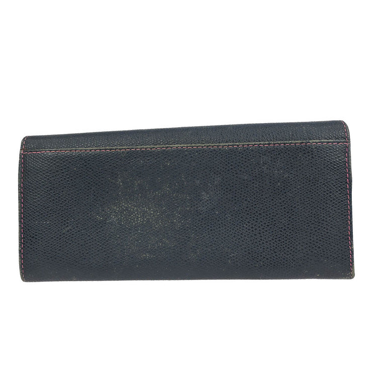 Celine Navy Leather Wallet P-05-2 116120