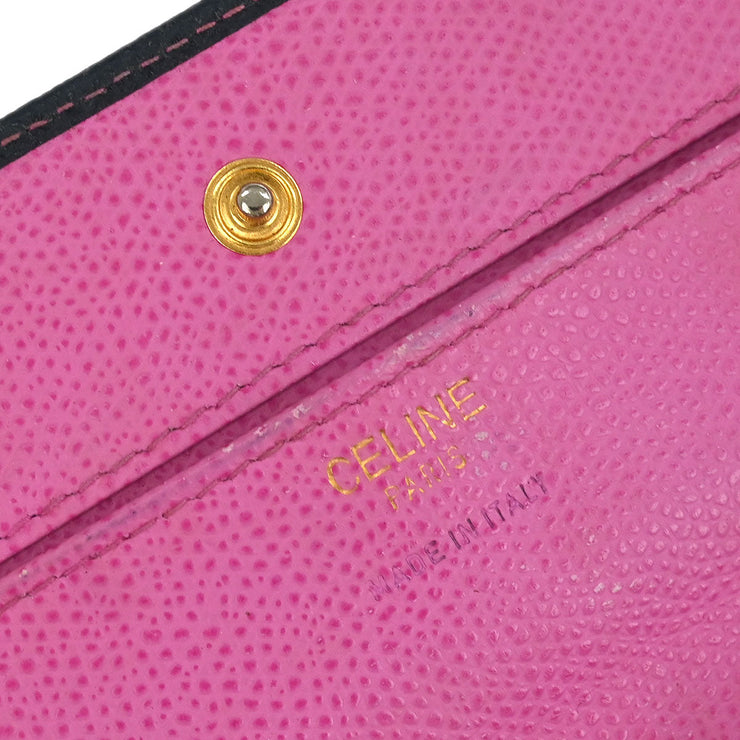 Celine Navy Leather Wallet P-05-2 116120