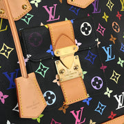 Louis Vuitton Black Monogram Multicolor Alma GM Handbag M40442 FL4102 116122