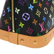 Louis Vuitton Black Monogram Multicolor Alma GM Handbag M40442 FL4102 116122