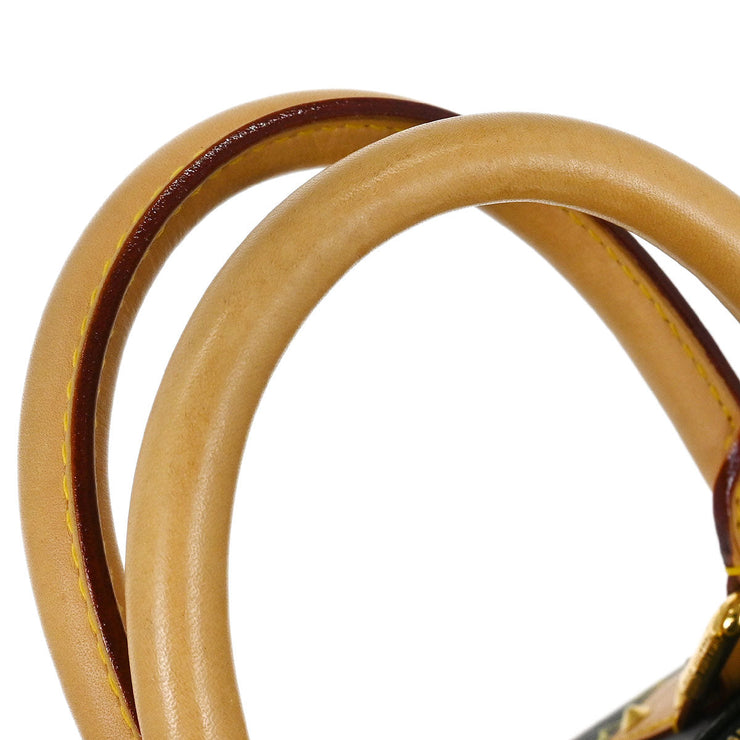 Louis Vuitton Black Monogram Multicolor Alma GM Handbag M40442 FL4102 116122