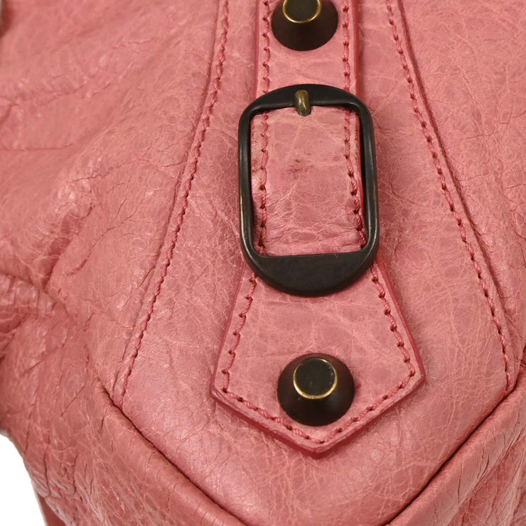 Balenciaga Pink Leather The Town 2way Handbag 240579.6670 J.527147 116125