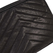 Chanel Black Calfskin Chevron Camera Bag Small 116126