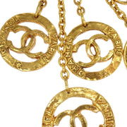 Chanel Medallion CC Dangle Earrings Clip-On Gold 28/2819 116127