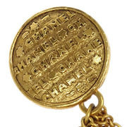 Chanel Medallion CC Dangle Earrings Clip-On Gold 28/2819 116127