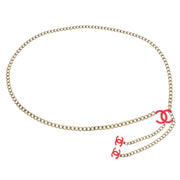Chanel Chain Belt CC Gold Small Good 04A 116130