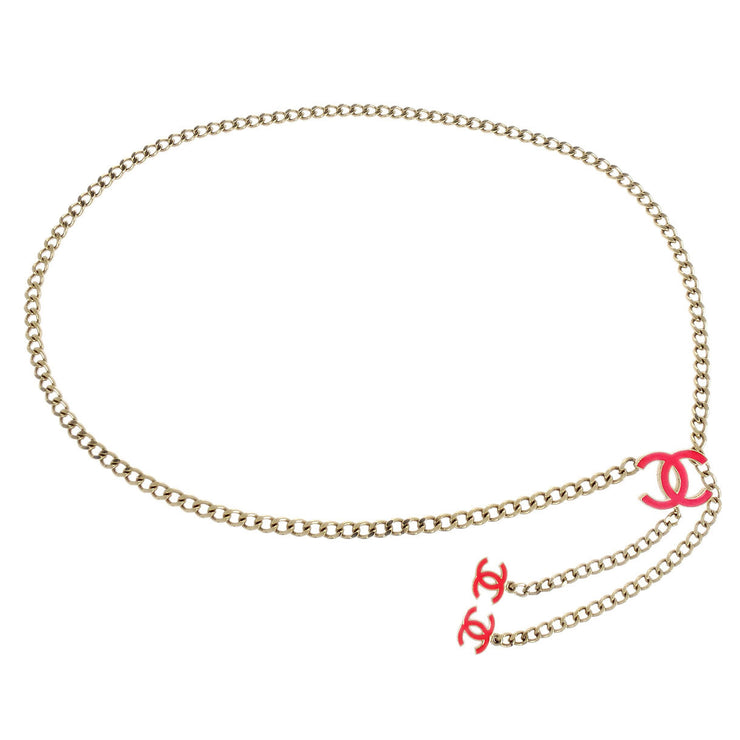 Chanel Chain Belt CC Gold Small Good 04A 116130