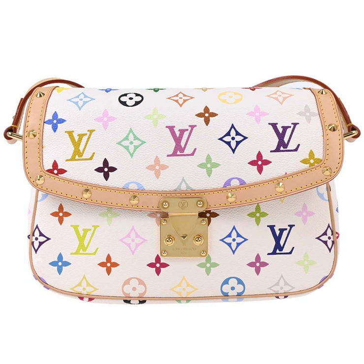 Louis Vuitton White Monogram Multicolor Sologne M92661 VI1004 116133